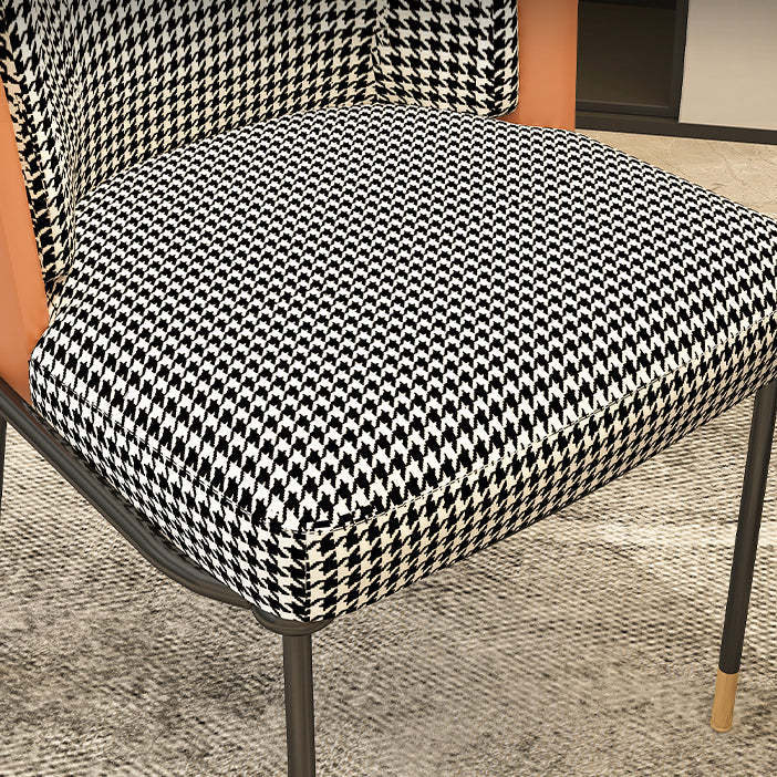 Parsons Side Chair Modern Style Linen Dining Chair for Dining Room Clearhalo 'Dining Chairs' 'Dining Tables & Seating' 'dining_chair' 'furn' 'furn_dining_chair' 'Furniture' 'furniture_dining_chair' 'Kitchen & Dining Furniture' 5063509