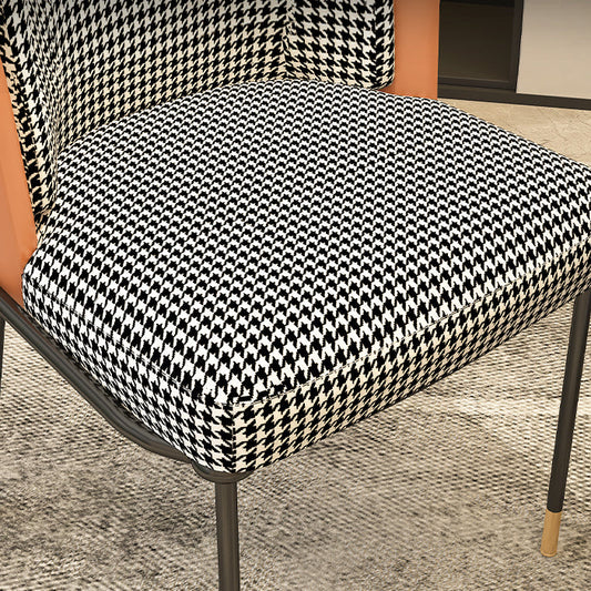 Parsons Side Chair Modern Style Linen Dining Chair for Dining Room Clearhalo 'Dining Chairs' 'Dining Tables & Seating' 'dining_chair' 'furn' 'furn_dining_chair' 'Furniture' 'furniture_dining_chair' 'Kitchen & Dining Furniture' 5063509