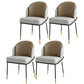 Parsons Side Chair Modern Style Linen Dining Chair for Dining Room Gray Coffee 4 Piece Set Clearhalo 'Dining Chairs' 'Dining Tables & Seating' 'dining_chair' 'furn' 'furn_dining_chair' 'Furniture' 'furniture_dining_chair' 'Kitchen & Dining Furniture' 5063519