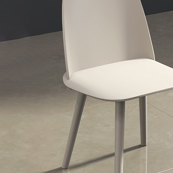 Glam Style Side Chair Plastic Indoor Dining Chair (Set of 2) Clearhalo 'Dining Chairs' 'Dining Tables & Seating' 'dining_chair' 'furn' 'furn_dining_chair' 'Furniture' 'furniture_dining_chair' 'Kitchen & Dining Furniture' 5063537