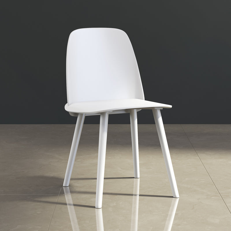 Glam Style Side Chair Plastic Indoor Dining Chair (Set of 2) Clearhalo 'Dining Chairs' 'Dining Tables & Seating' 'dining_chair' 'furn' 'furn_dining_chair' 'Furniture' 'furniture_dining_chair' 'Kitchen & Dining Furniture' 5063546