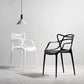 Contemporary Style Dining Armchair Plastic Open Back Dining Chair Clearhalo 'Dining Chairs' 'Dining Tables & Seating' 'dining_chair' 'furn' 'furn_dining_chair' 'Furniture' 'furniture_dining_chair' 'Kitchen & Dining Furniture' 5063624