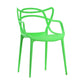 Contemporary Style Dining Armchair Plastic Open Back Dining Chair Green 1 Piece Clearhalo 'Dining Chairs' 'Dining Tables & Seating' 'dining_chair' 'furn' 'furn_dining_chair' 'Furniture' 'furniture_dining_chair' 'Kitchen & Dining Furniture' 5063660