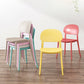 Contemporary Style Side Chair Plastic Open Back Dining Side Chair Clearhalo 'Dining Chairs' 'Dining Tables & Seating' 'dining_chair' 'furn' 'furn_dining_chair' 'Furniture' 'furniture_dining_chair' 'Kitchen & Dining Furniture' 5064634