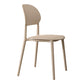 Contemporary Style Side Chair Plastic Open Back Dining Side Chair Brown 1 Piece Clearhalo 'Dining Chairs' 'Dining Tables & Seating' 'dining_chair' 'furn' 'furn_dining_chair' 'Furniture' 'furniture_dining_chair' 'Kitchen & Dining Furniture' 5064660
