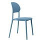 Contemporary Style Side Chair Plastic Open Back Dining Side Chair Ocean Blue 1 Piece Clearhalo 'Dining Chairs' 'Dining Tables & Seating' 'dining_chair' 'furn' 'furn_dining_chair' 'Furniture' 'furniture_dining_chair' 'Kitchen & Dining Furniture' 5064669