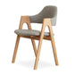 Kitchen Chairs Modern Solid Wood Armless Chairs for Dining Room Grey 1 Piece Clearhalo 'Dining Chairs' 'Dining Tables & Seating' 'dining_chair' 'furn' 'furn_dining_chair' 'Furniture' 'furniture_dining_chair' 'Kitchen & Dining Furniture' 5064701