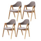 Kitchen Chairs Modern Solid Wood Armless Chairs for Dining Room Coffee 4 Piece Set Clearhalo 'Dining Chairs' 'Dining Tables & Seating' 'dining_chair' 'furn' 'furn_dining_chair' 'Furniture' 'furniture_dining_chair' 'Kitchen & Dining Furniture' 5064721