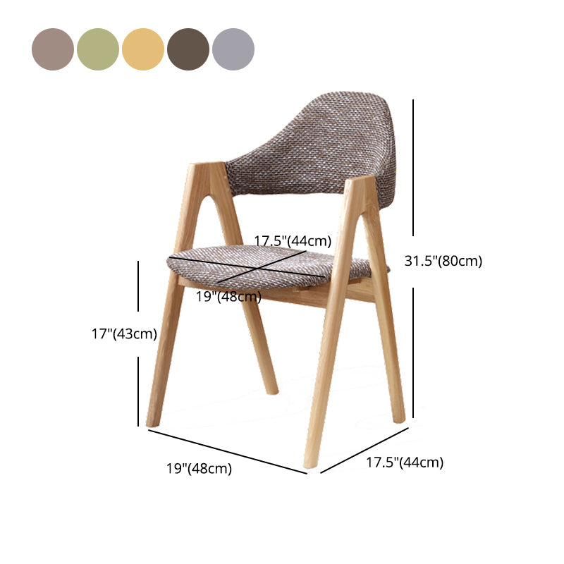 Kitchen Chairs Modern Solid Wood Armless Chairs for Dining Room Clearhalo 'Dining Chairs' 'Dining Tables & Seating' 'dining_chair' 'furn' 'furn_dining_chair' 'Furniture' 'furniture_dining_chair' 'Kitchen & Dining Furniture' 5064722