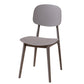 Modern Style Side Chair Plastic Open Back Dining Side Chair for Indoor Grey 1 Piece Clearhalo 'Dining Chairs' 'Dining Tables & Seating' 'dining_chair' 'furn' 'furn_dining_chair' 'Furniture' 'furniture_dining_chair' 'Kitchen & Dining Furniture' 5064729