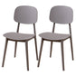 Modern Style Side Chair Plastic Open Back Dining Side Chair for Indoor Grey 2 Piece Set Clearhalo 'Dining Chairs' 'Dining Tables & Seating' 'dining_chair' 'furn' 'furn_dining_chair' 'Furniture' 'furniture_dining_chair' 'Kitchen & Dining Furniture' 5064731