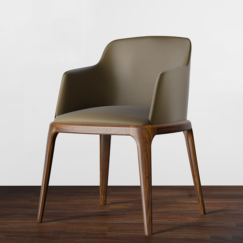 Kitchen Side Chairs Modern Solid Wood Dining Room Chair for Home Clearhalo 'Dining Chairs' 'Dining Tables & Seating' 'dining_chair' 'furn' 'furn_dining_chair' 'Furniture' 'furniture_dining_chair' 'Kitchen & Dining Furniture' 5064753