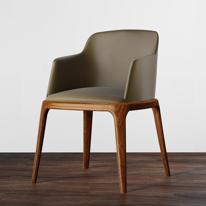 Kitchen Side Chairs Modern Solid Wood Dining Room Chair for Home Clearhalo 'Dining Chairs' 'Dining Tables & Seating' 'dining_chair' 'furn' 'furn_dining_chair' 'Furniture' 'furniture_dining_chair' 'Kitchen & Dining Furniture' 5064758