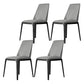 Kitchen Side Chairs Modern Solid Wood Dining Room Chair for Home Grey Armless 4 Piece Set Clearhalo 'Dining Chairs' 'Dining Tables & Seating' 'dining_chair' 'furn' 'furn_dining_chair' 'Furniture' 'furniture_dining_chair' 'Kitchen & Dining Furniture' 5064773