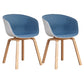 Arm Dining Chairs Modern Style Wooden Side Chairs for Dining Room Blue 2 Piece Set Clearhalo 'Dining Chairs' 'Dining Tables & Seating' 'dining_chair' 'furn' 'furn_dining_chair' 'Furniture' 'furniture_dining_chair' 'Kitchen & Dining Furniture' 5064801