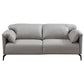 2-3 Seater 29.5"H Faux Leather Pillow Top Arm Sofa for Living Room Light Gray Clearhalo 'furn' 'furn_sofas' 'Furniture' 'furniture_sofas' 'Living Room Furniture' 'Sofa' 'sofas' 5064838