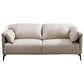 2-3 Seater 29.5"H Faux Leather Pillow Top Arm Sofa for Living Room Beige Clearhalo 'furn' 'furn_sofas' 'Furniture' 'furniture_sofas' 'Living Room Furniture' 'Sofa' 'sofas' 5064839