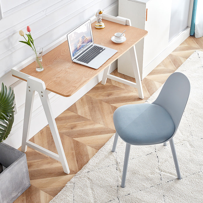 Modern Style Side Chair Plastic Upholstered Dining Side Chair for Indoor Clearhalo 'Dining Chairs' 'Dining Tables & Seating' 'dining_chair' 'furn' 'furn_dining_chair' 'Furniture' 'furniture_dining_chair' 'Kitchen & Dining Furniture' 5066706