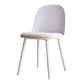 Modern Style Side Chair Plastic Upholstered Dining Side Chair for Indoor White Velvet 1 Piece Clearhalo 'Dining Chairs' 'Dining Tables & Seating' 'dining_chair' 'furn' 'furn_dining_chair' 'Furniture' 'furniture_dining_chair' 'Kitchen & Dining Furniture' 5066710