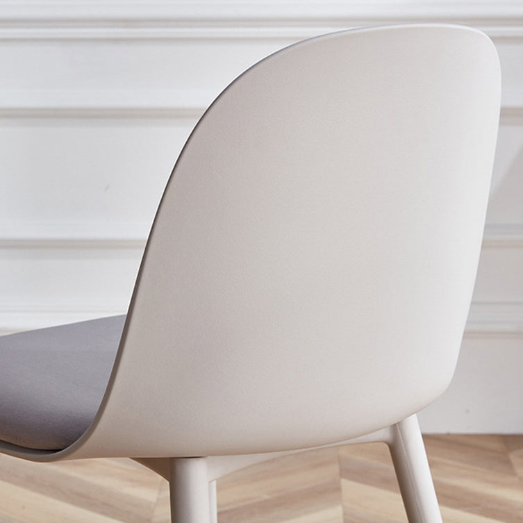 Modern Style Side Chair Plastic Upholstered Dining Side Chair for Indoor Clearhalo 'Dining Chairs' 'Dining Tables & Seating' 'dining_chair' 'furn' 'furn_dining_chair' 'Furniture' 'furniture_dining_chair' 'Kitchen & Dining Furniture' 5066718