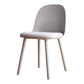 Modern Style Side Chair Plastic Upholstered Dining Side Chair for Indoor Grey Velvet 1 Piece Clearhalo 'Dining Chairs' 'Dining Tables & Seating' 'dining_chair' 'furn' 'furn_dining_chair' 'Furniture' 'furniture_dining_chair' 'Kitchen & Dining Furniture' 5066741