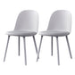 Modern Style Side Chair Plastic Upholstered Dining Side Chair for Indoor Grey Fabric 2 Piece Set Clearhalo 'Dining Chairs' 'Dining Tables & Seating' 'dining_chair' 'furn' 'furn_dining_chair' 'Furniture' 'furniture_dining_chair' 'Kitchen & Dining Furniture' 5066748