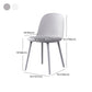 Modern Style Side Chair Plastic Upholstered Dining Side Chair for Indoor Clearhalo 'Dining Chairs' 'Dining Tables & Seating' 'dining_chair' 'furn' 'furn_dining_chair' 'Furniture' 'furniture_dining_chair' 'Kitchen & Dining Furniture' 5066752
