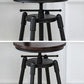Industrial Bar and Counter Stool Adjustable Height Stool with 4 Black Legs Clearhalo 'Bar Furniture' 'Bar Stools' 'bar_stools' 'furn' 'furn_bar_stools' 'Furniture' 'furniture_bar_stools' 'Kitchen & Dining Furniture' 5066845