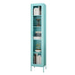 Scandinavian Standard Bookcase Metal Closed Back Bookshelf with Door Clearhalo 'Bookcases' 'furn' 'furn_bookcases' 'Furniture' 'furniture_bookcases' 'Office Furniture' 5066910