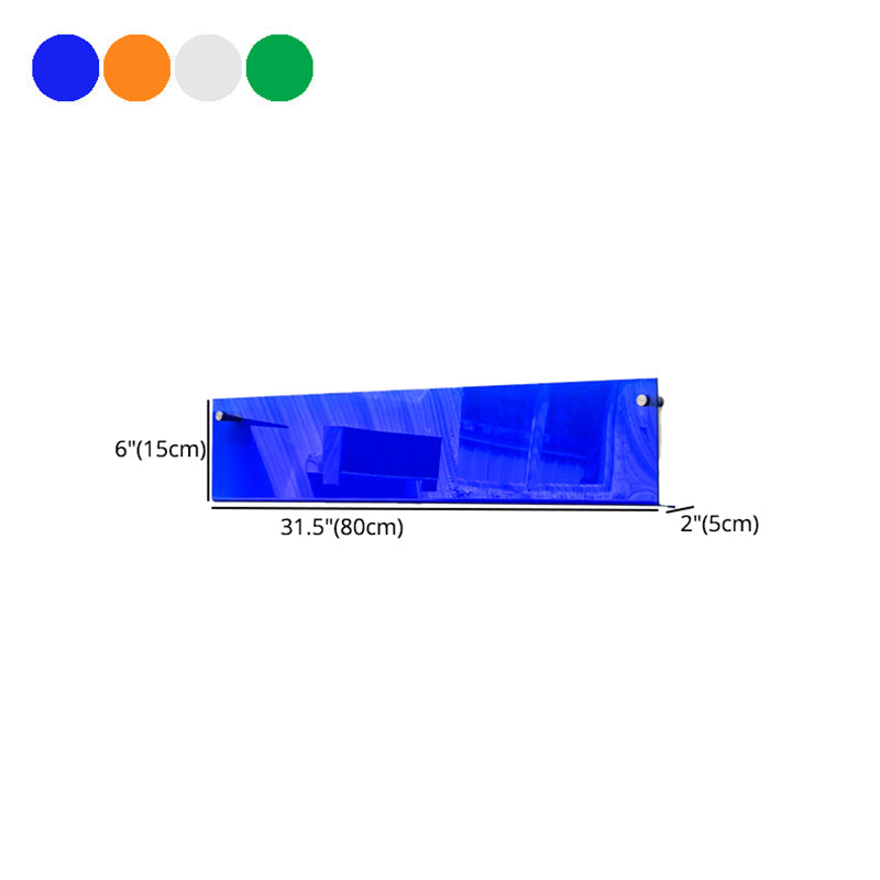 Scandinavian Floating Bookcase Acrylic Closed Back Bookshelf Clearhalo 'Bookcases' 'furn' 'furn_bookcases' 'Furniture' 'furniture_bookcases' 'Office Furniture' 5066937