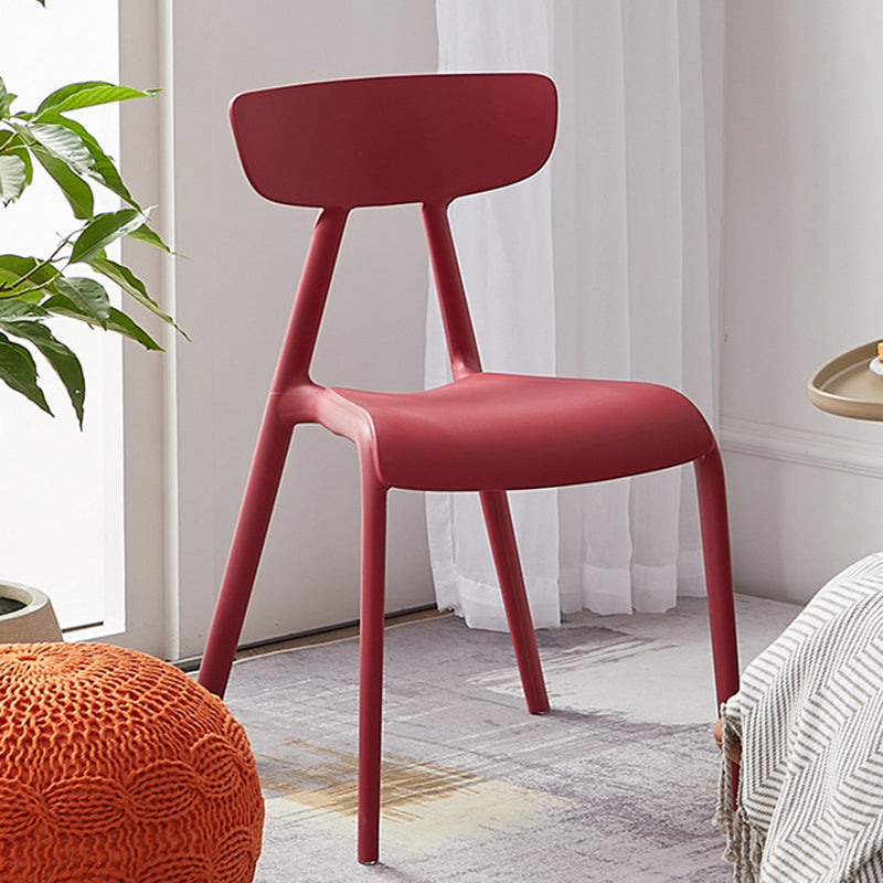 Basic Four Leg Armless Stacking Solid Color Accent Chair Set Clearhalo 'Accent Chairs' 'accent_chairs' 'Chairs & Seating' 'Furniture' 'furniture_accent_chairs' 'Living Room Furniture' 5072128