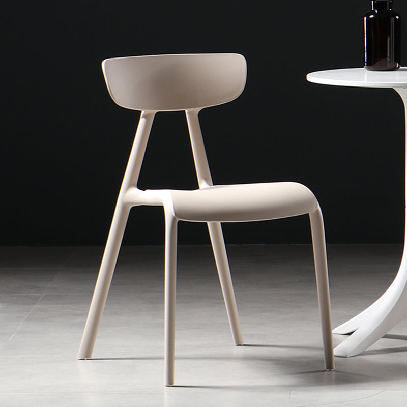 Basic Four Leg Armless Stacking Solid Color Accent Chair Set Clearhalo 'Accent Chairs' 'accent_chairs' 'Chairs & Seating' 'Furniture' 'furniture_accent_chairs' 'Living Room Furniture' 5072133