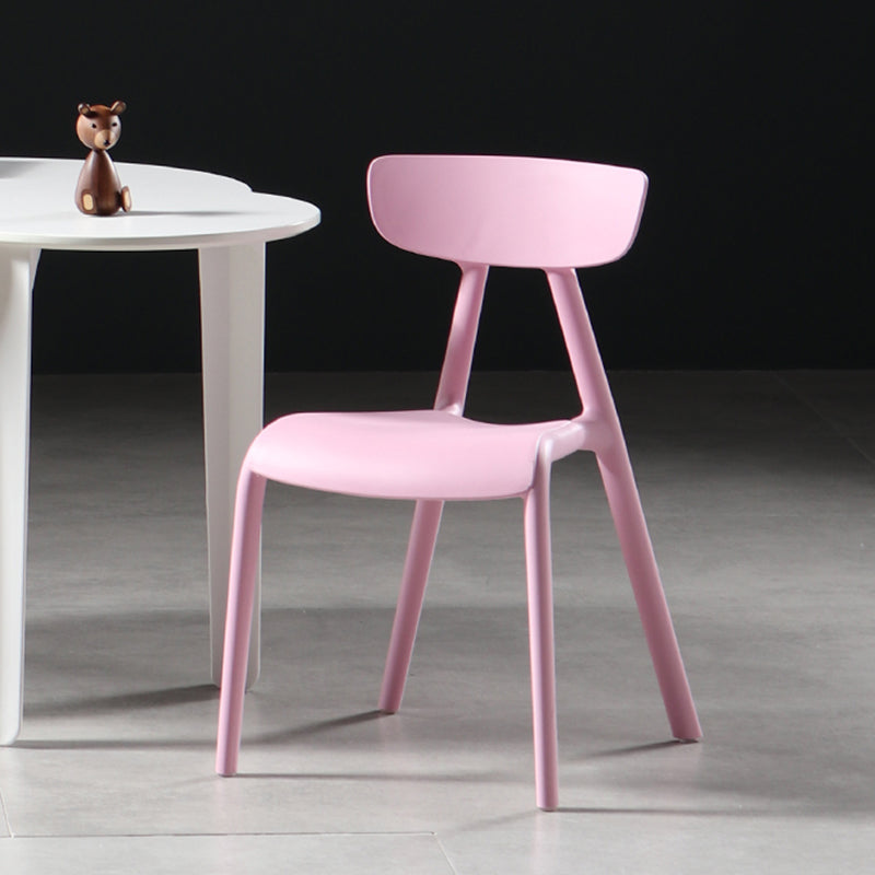 Basic Four Leg Armless Stacking Solid Color Accent Chair Set Clearhalo 'Accent Chairs' 'accent_chairs' 'Chairs & Seating' 'Furniture' 'furniture_accent_chairs' 'Living Room Furniture' 5072134