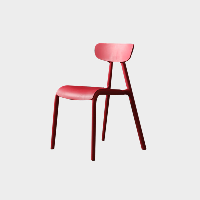 Basic Four Leg Armless Stacking Solid Color Accent Chair Set Clearhalo 'Accent Chairs' 'accent_chairs' 'Chairs & Seating' 'Furniture' 'furniture_accent_chairs' 'Living Room Furniture' 5072137