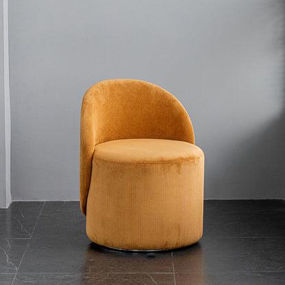 Nordic Retro Corduroy Single Sofa Chair Household Simple Single Chair Small Family Ginger Corduroy Clearhalo 'Accent Chairs' 'accent_chairs' 'Chairs & Seating' 'furn' 'furn_accent_chairs' 'Furniture' 'furniture_accent_chairs' 'Living Room Furniture' 5072172
