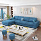 Scandinavian Pillow Top Arm Sectional with Storage for Living Room Dark Blue Clearhalo 'furn' 'furn_sectionals' 'Furniture' 'furniture_sectionals' 'Living Room Furniture' 'Sectionals' 5072420
