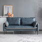Contemporary Square Arm Sofa Standard Sofa with Pillows for Living Room, Apartment Royal Blue Clearhalo 'Furniture' 'furniture_sofas' 'Living Room Furniture' 'Sofa' 'sofas' 5072463