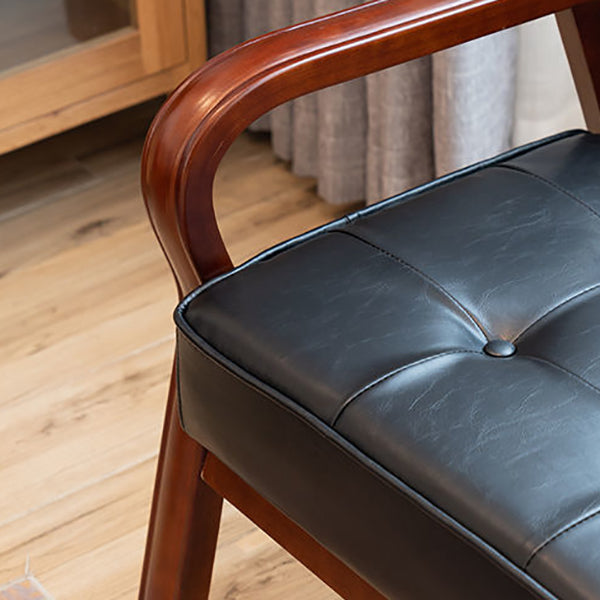 29.5"H Faux Leather Tuxedo Solid Color Square Arm Sofa for Living Room Clearhalo 'furn' 'furn_sofas' 'Furniture' 'furniture_sofas' 'Living Room Furniture' 'Sofa' 'sofas' 5072495