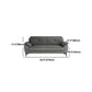 Glam Gray Tufted Split-Back Stationary Stain Resistant Standard Sofa Clearhalo 'furn' 'furn_sofas' 'Furniture' 'furniture_sofas' 'Living Room Furniture' 'Sofa' 'sofas' 5072523