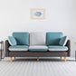 Linen Contemporary Square Arm Sofa Washable Standard Sofa for Living Room Gray Blue Clearhalo 'furn' 'furn_sofas' 'Furniture' 'furniture_sofas' 'Living Room Furniture' 'Sofa' 'sofas' 5072540