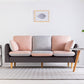Linen Contemporary Square Arm Sofa Washable Standard Sofa for Living Room Gray-Pink Clearhalo 'furn' 'furn_sofas' 'Furniture' 'furniture_sofas' 'Living Room Furniture' 'Sofa' 'sofas' 5072546