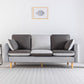 Linen Contemporary Square Arm Sofa Washable Standard Sofa for Living Room Grey Clearhalo 'furn' 'furn_sofas' 'Furniture' 'furniture_sofas' 'Living Room Furniture' 'Sofa' 'sofas' 5072548