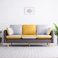 Linen Contemporary Square Arm Sofa Washable Standard Sofa for Living Room Dark Gray-Yellow Clearhalo 'furn' 'furn_sofas' 'Furniture' 'furniture_sofas' 'Living Room Furniture' 'Sofa' 'sofas' 5072556