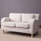 Linen Contemporary Sloped Arm Sofa Standard Sofa for Living Room, Apartment Off-White Clearhalo 'furn' 'furn_sofas' 'Furniture' 'furniture_sofas' 'Living Room Furniture' 'Sofa' 'sofas' 5072657
