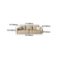 Faux Leather Sofa Sofa 37.40" D x 32.28" H Square Arm Sofa for Living Room Clearhalo 'furn' 'furn_sofas' 'Furniture' 'furniture_sofas' 'Living Room Furniture' 'Sofa' 'sofas' 5072684