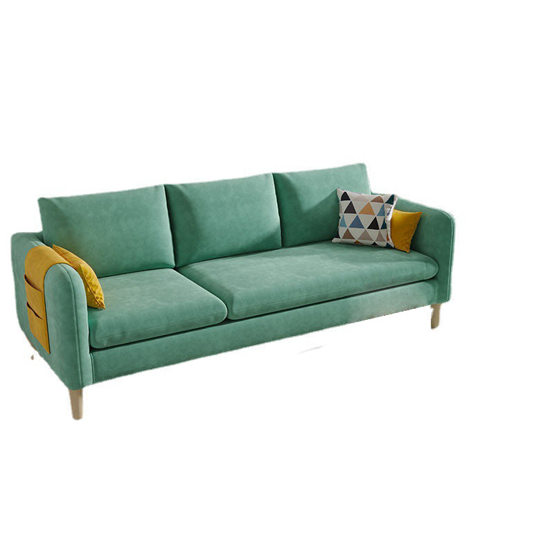 3 Seater Faux Leather Square Arm Sofa for Living Room with Storage Clearhalo 'furn' 'furn_sofas' 'Furniture' 'furniture_sofas' 'Living Room Furniture' 'Sofa' 'sofas' 5072690
