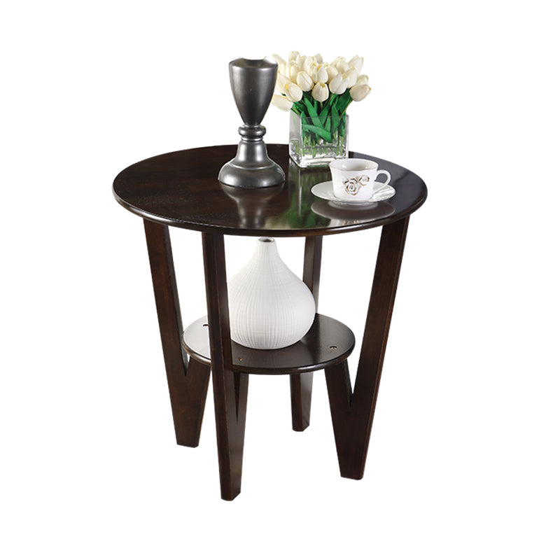 20.8"/22.8" Tall 3 Legs /4 Legs End Table Wood Round Side End Table for Living Room Clearhalo 'Coffee & Accent Tables' 'End & Side Tables' 'end_side_table' 'end_side_tables' 'furn' 'furn_end_side_tables' 'Furniture' 'furniture_end_side_table' 'Living Room Furniture' 5072766