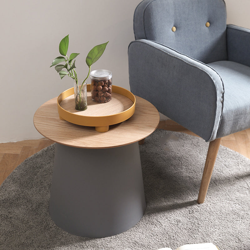 Modern Style Cocktail Table Multi-color Selection Artificial Wood /acrylic Coffee Table 20"L x 20"W x 16.5"H Gray Wood Clearhalo 'Coffee & Accent Tables' 'End & Side Tables' 'end_side_table' 'end_side_tables' 'furn' 'furn_end_side_tables' 'Furniture' 'furniture_end_side_table' 'Living Room Furniture' 5072772