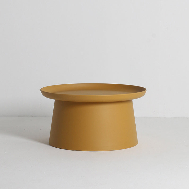 Modern Style Cocktail Table Multi-color Selection Artificial Wood /acrylic Coffee Table 27.5"L x 27.5"W x 13"H Yellow Plastic Acrylic Clearhalo 'Coffee & Accent Tables' 'End & Side Tables' 'end_side_table' 'end_side_tables' 'furn' 'furn_end_side_tables' 'Furniture' 'furniture_end_side_table' 'Living Room Furniture' 5072780