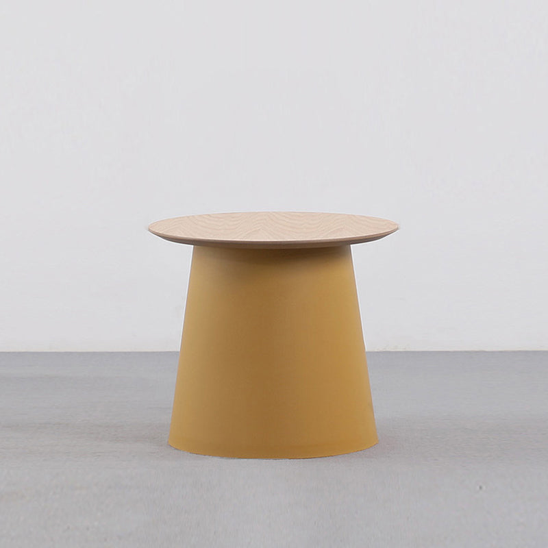 Modern Style Cocktail Table Multi-color Selection Artificial Wood /acrylic Coffee Table 20"L x 20"W x 16.5"H Yellow Wood Clearhalo 'Coffee & Accent Tables' 'End & Side Tables' 'end_side_table' 'end_side_tables' 'furn' 'furn_end_side_tables' 'Furniture' 'furniture_end_side_table' 'Living Room Furniture' 5072792